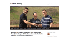 Desktop Screenshot of 3steveswinery.com